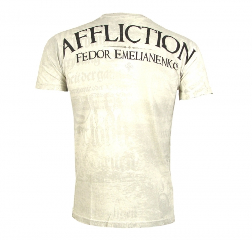 Футболка Affliction Fedor Emelianenko Warbird T-Shirt - White купити